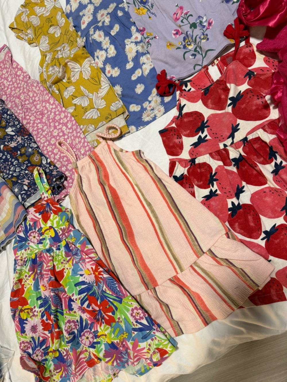 Mixed Girls' 4T Dress LOT Bundle - Bright Multicolor - Picture 2 of 12